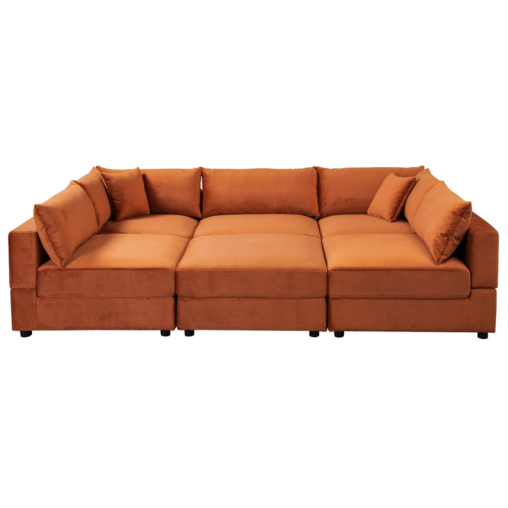 Adriana Velvet Modular Sofa