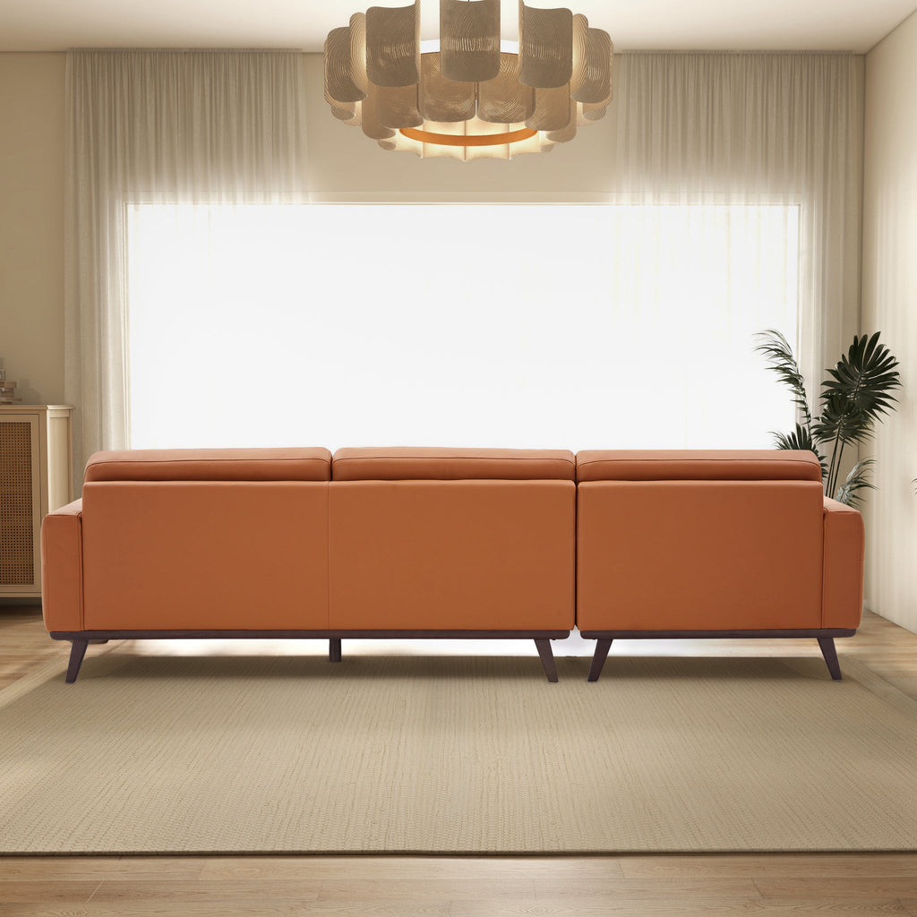 Baltimore Vegan Leather Sectional Sofa