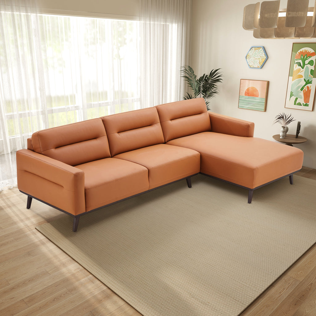 Baltimore Vegan Leather Sectional Sofa