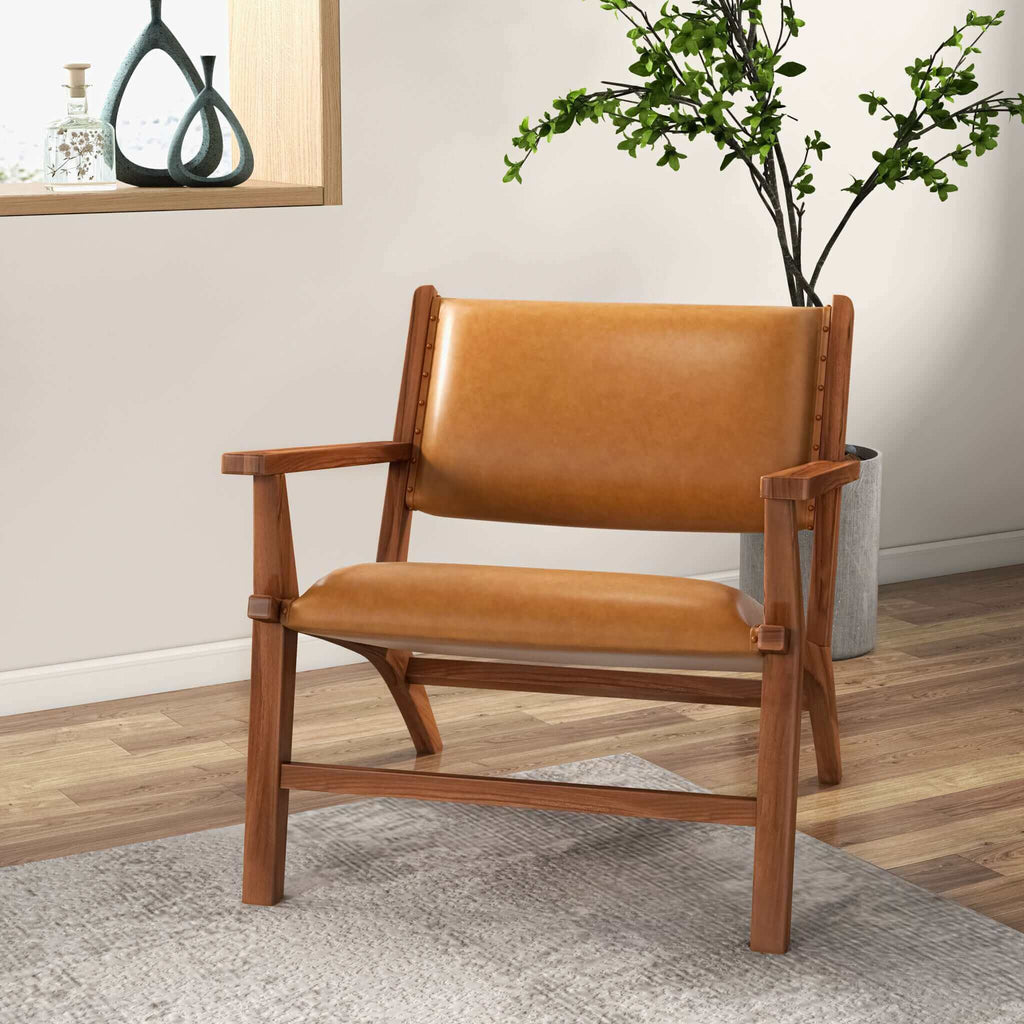 Erin Leather Lounge Chair