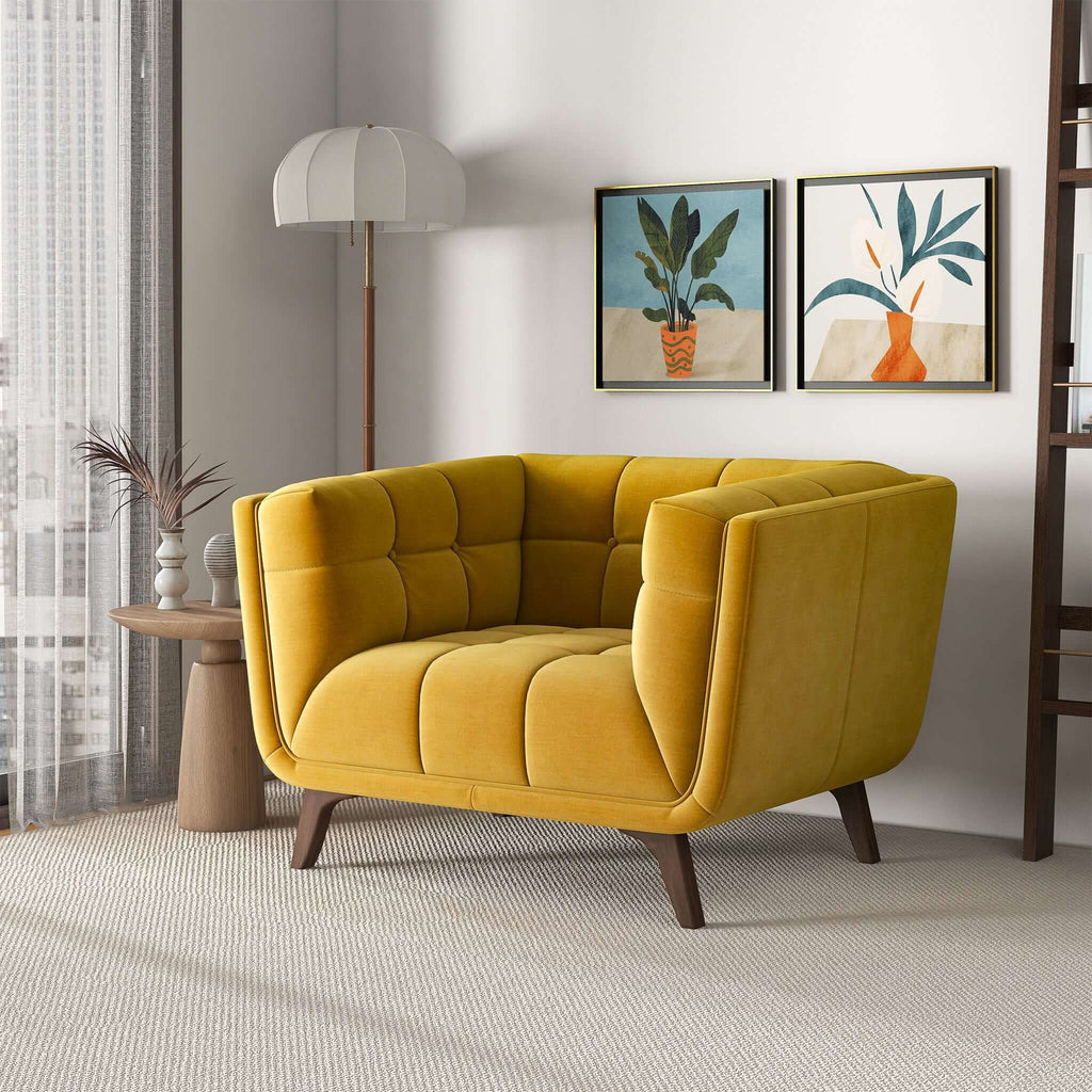 Hancock Velvet Lounge Chair