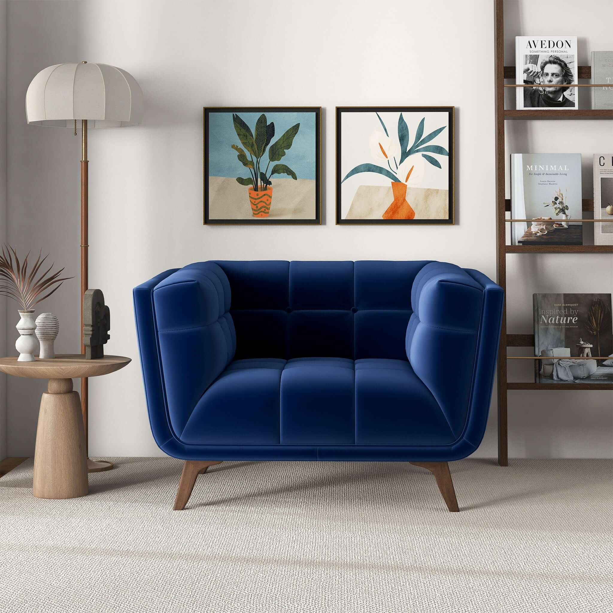 Hancock Velvet Lounge Chair