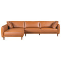 Harlow Vegan Leather Sectional Sofa