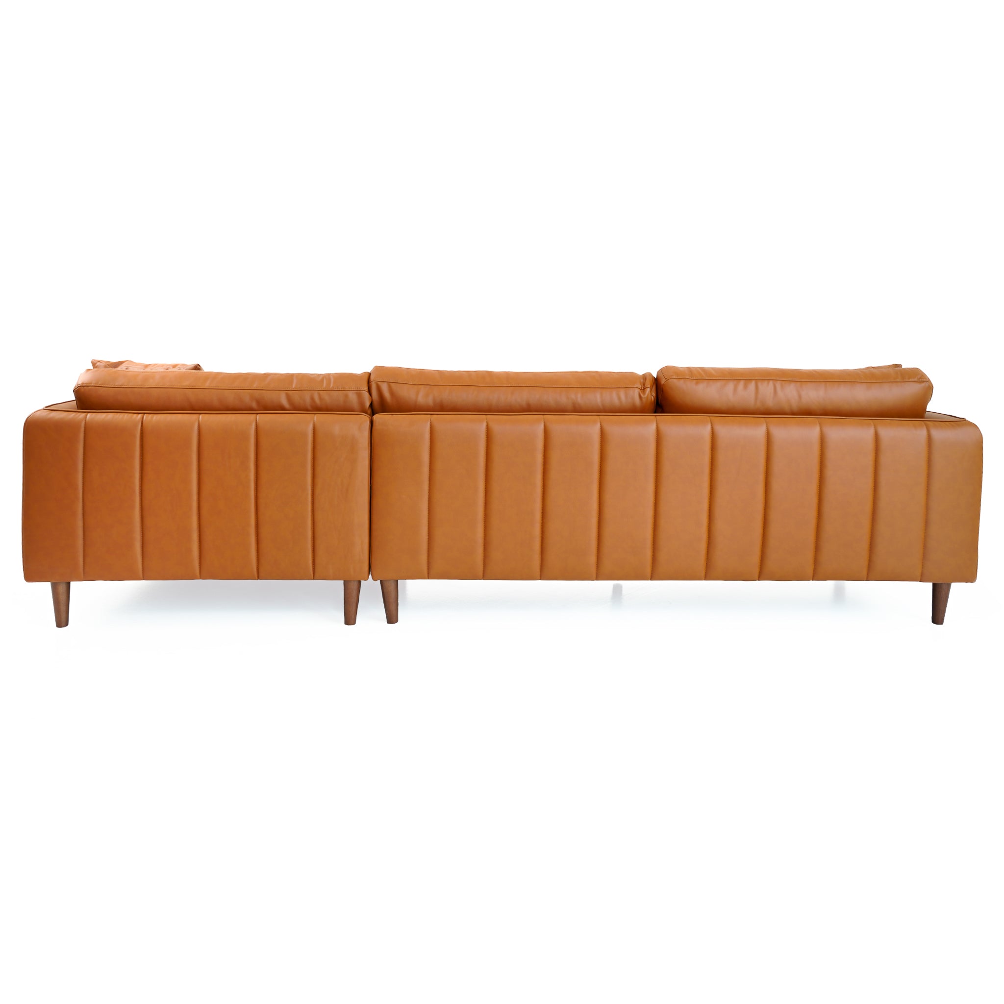 Harlow Vegan Leather Sectional Sofa
