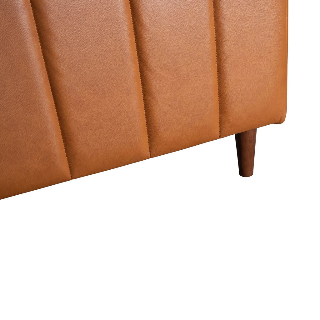 Harlow Vegan Leather Sectional Sofa