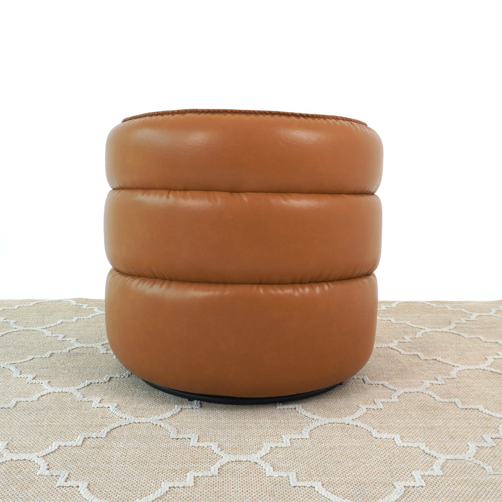 Henley Vegan Leather Swivel Chair