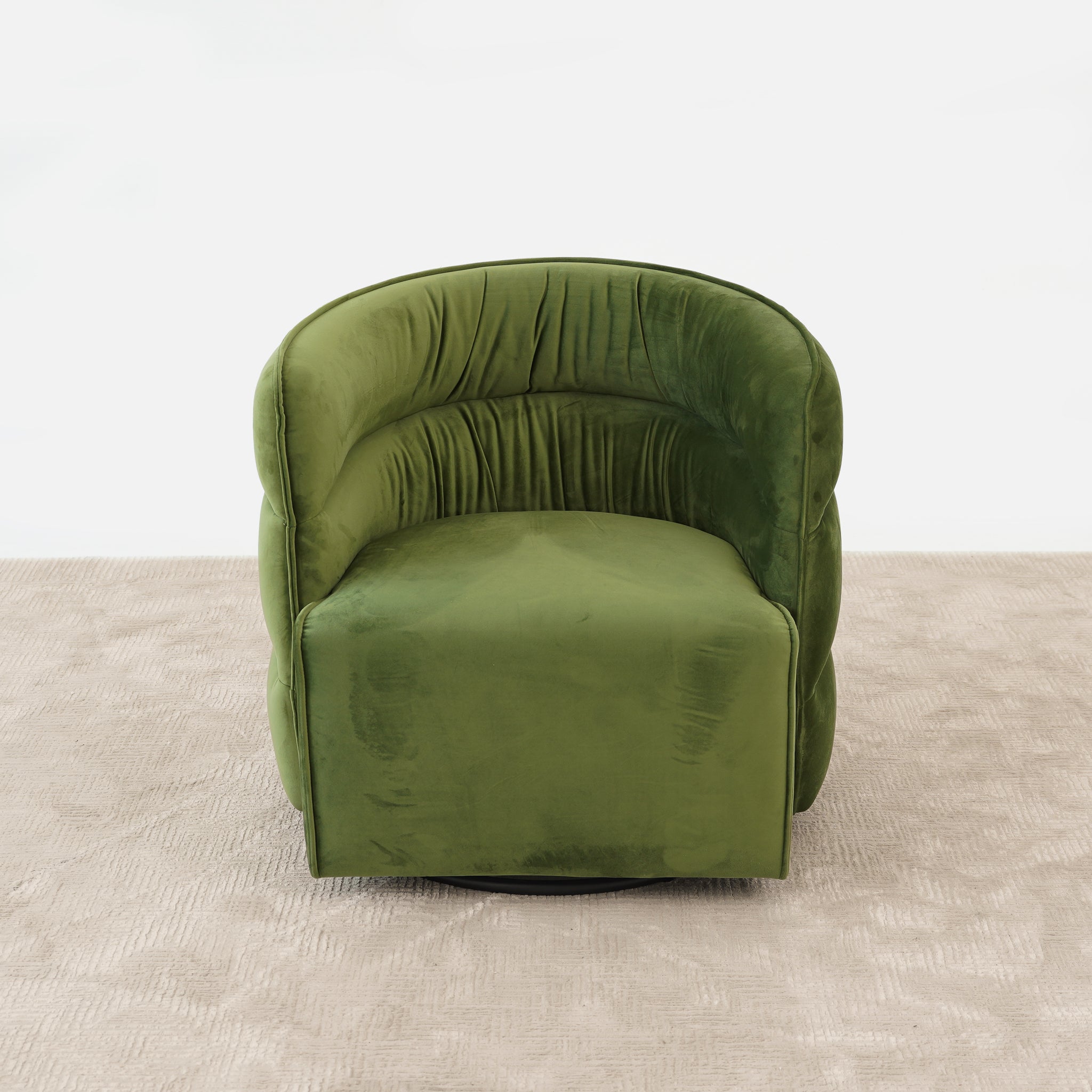 Henley Velvet Swivel Chair