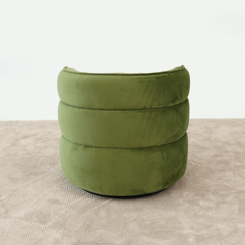 Henley Velvet Swivel Chair