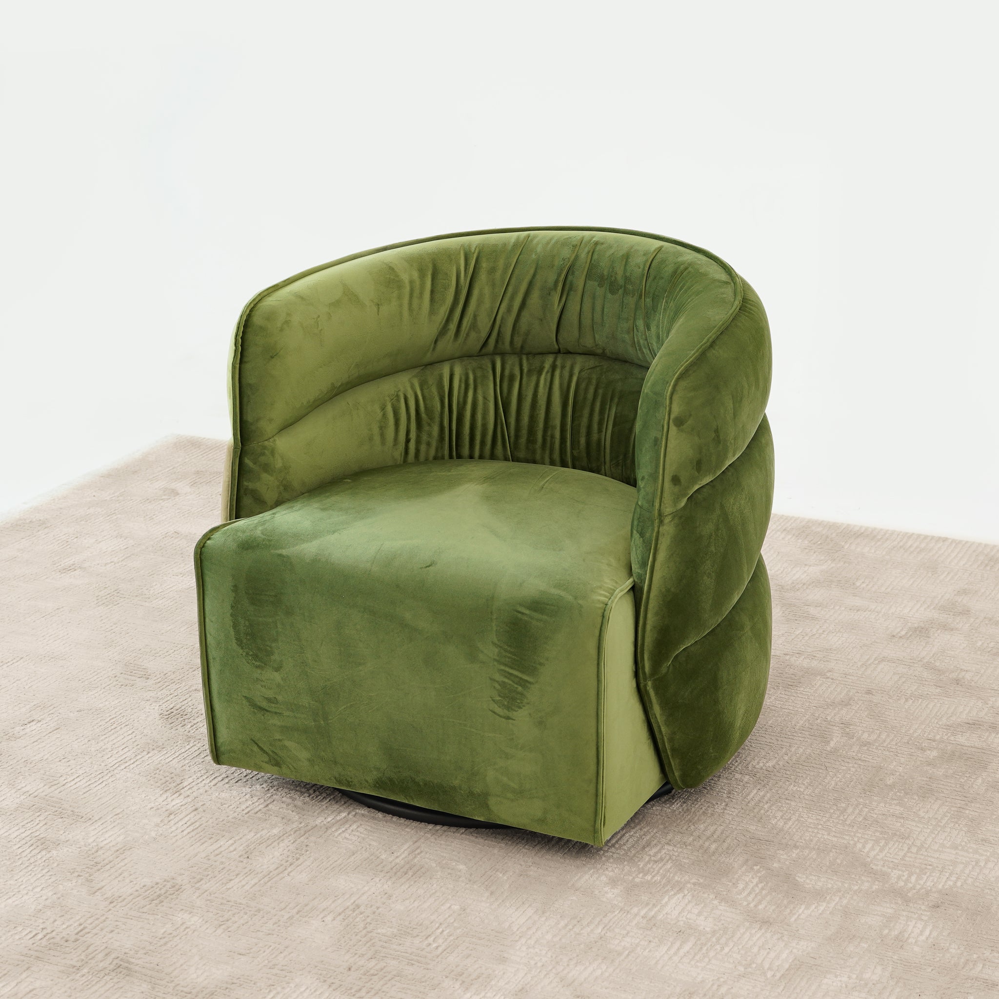 Henley Velvet Swivel Chair