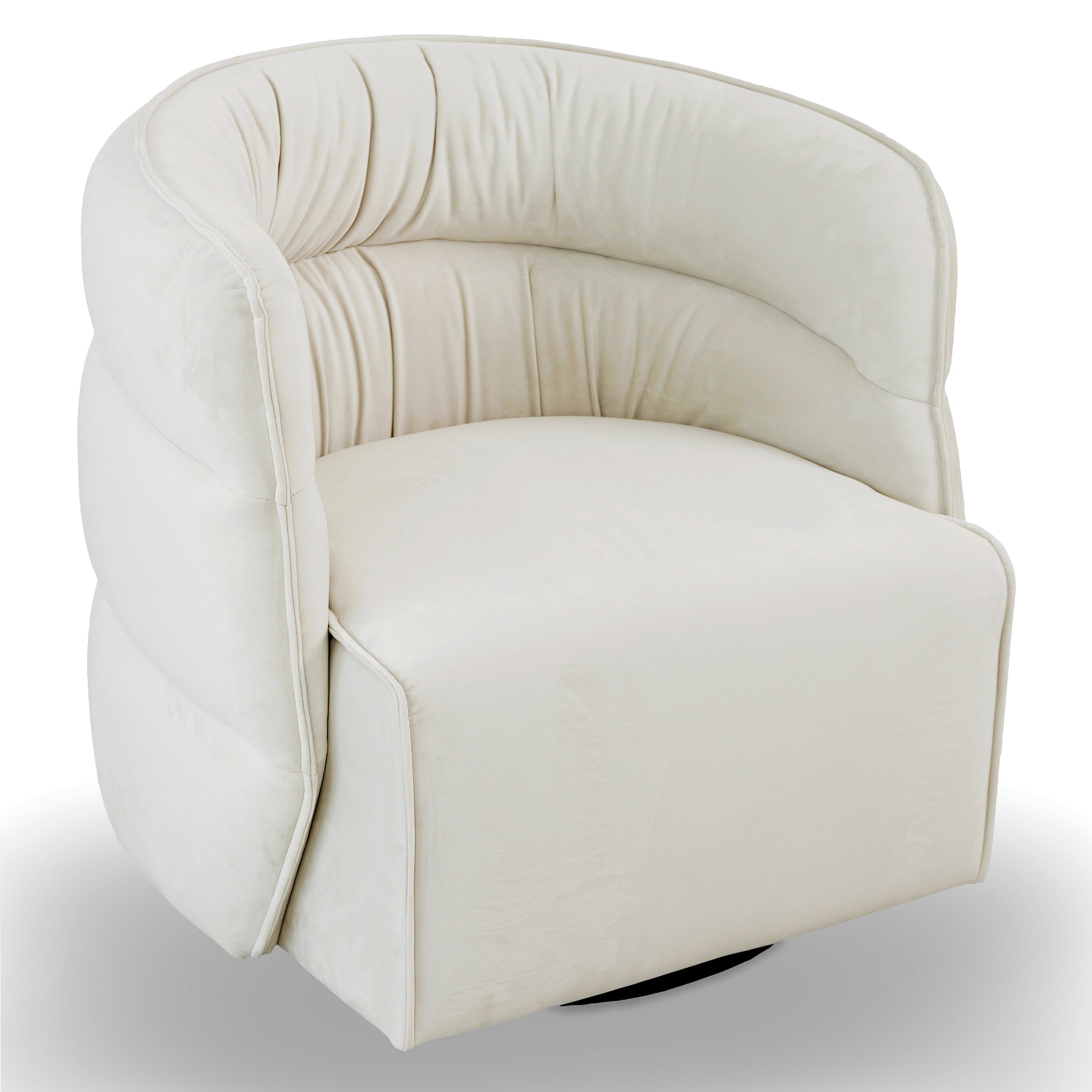 Henley Velvet Swivel Chair