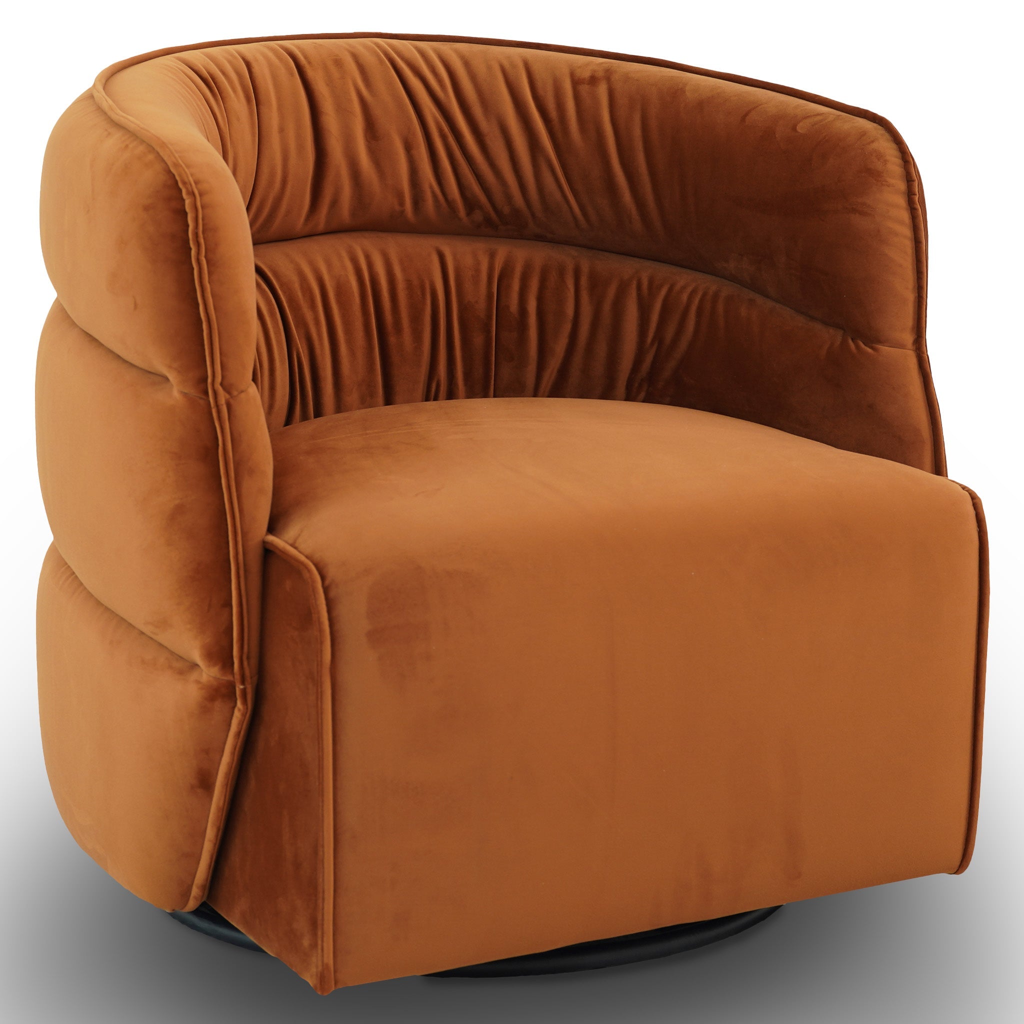 Henley Velvet Swivel Chair