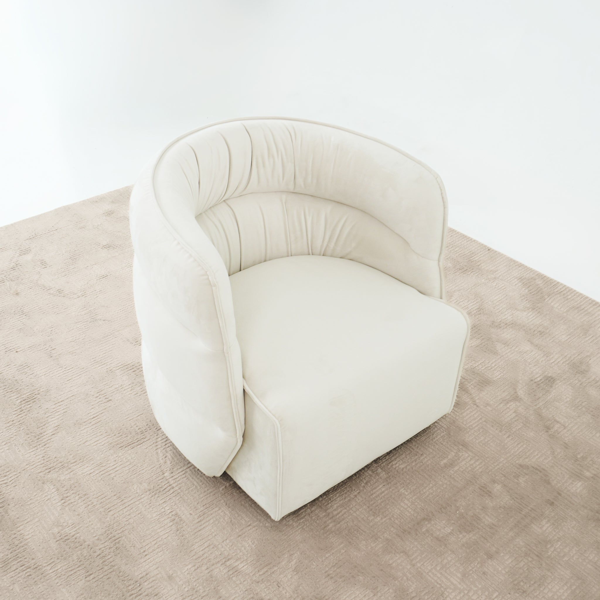 Henley Velvet Swivel Chair