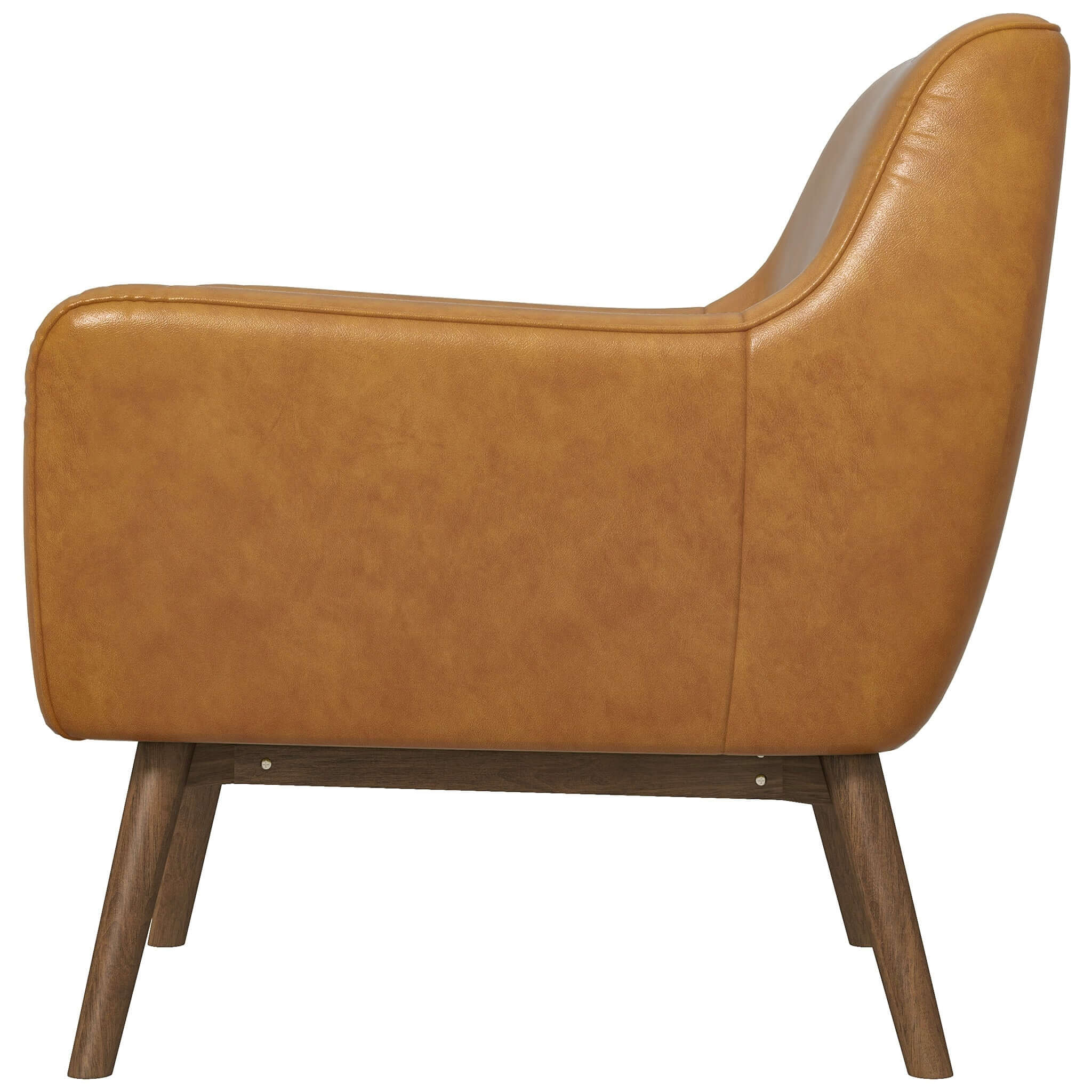 Palen Tan Leather Lounge Chair