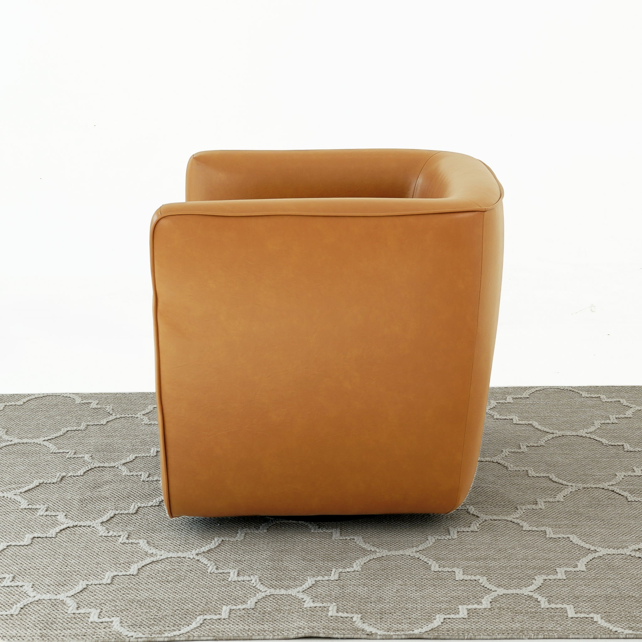 Pavilion Vegan Leather Swivel Chair