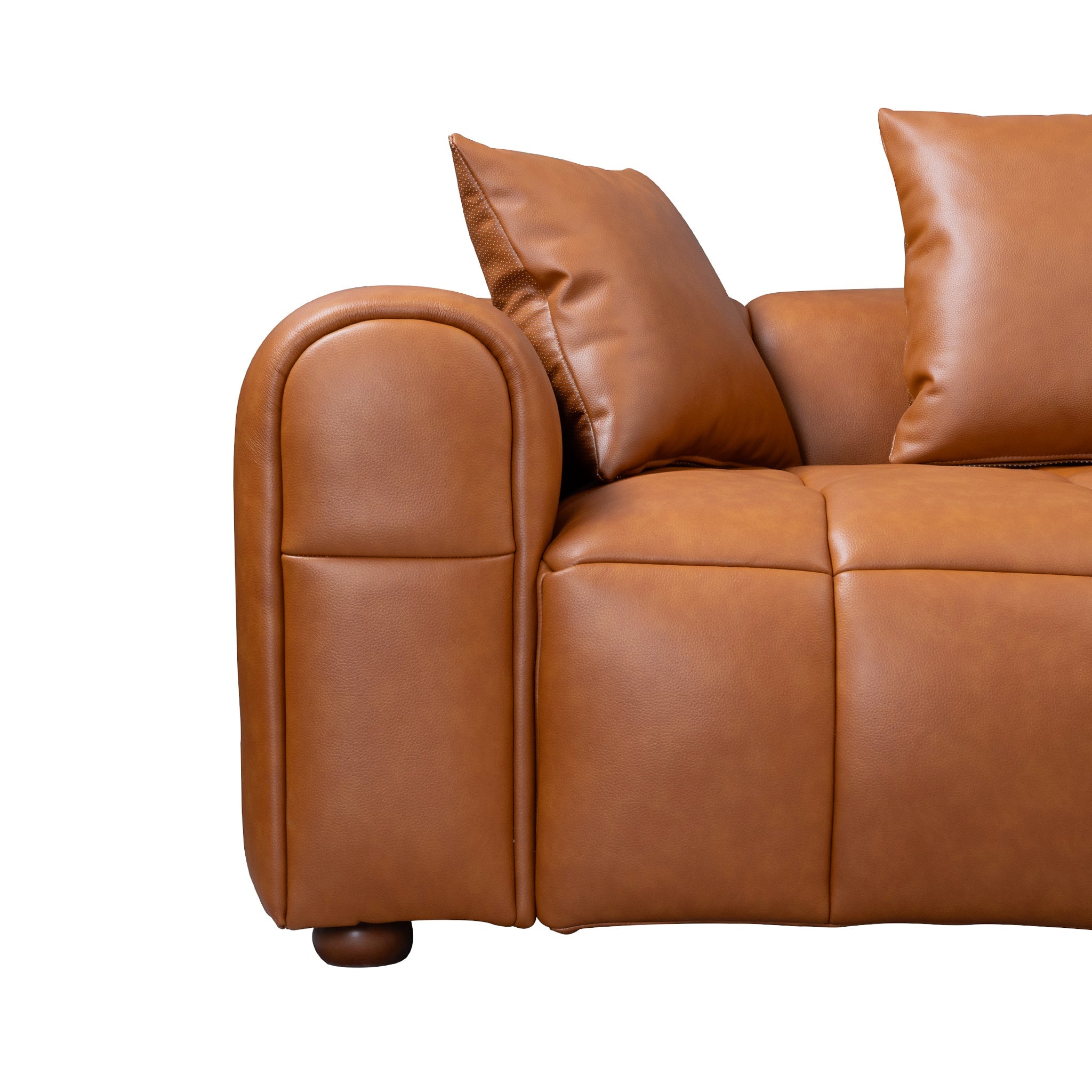 Sofia Composite Leather Sectional Sofa