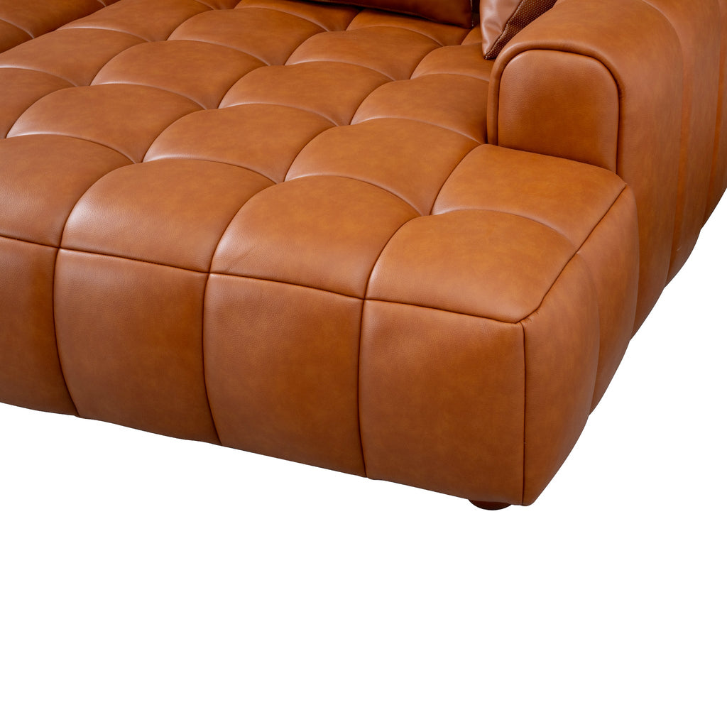 Sofia Composite Leather Sectional Sofa