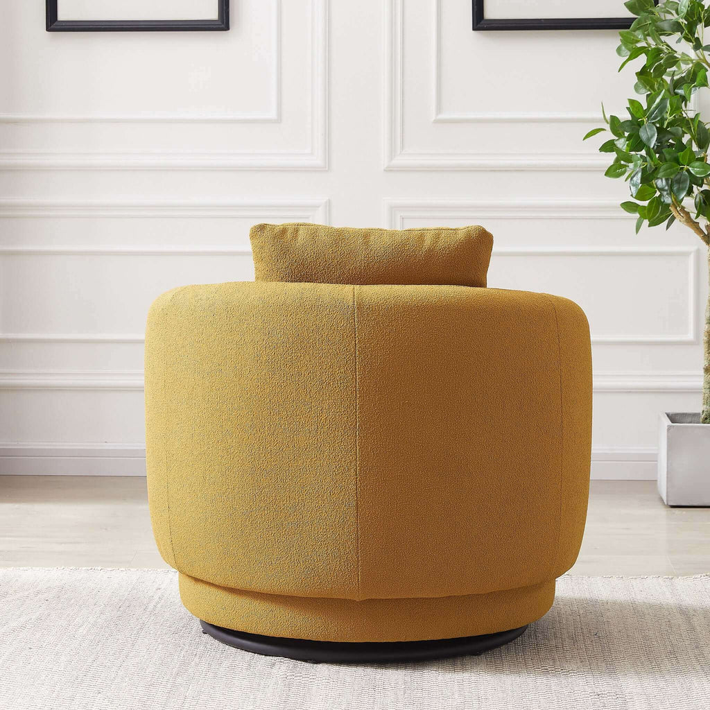 Times Boucle Swivel Chair