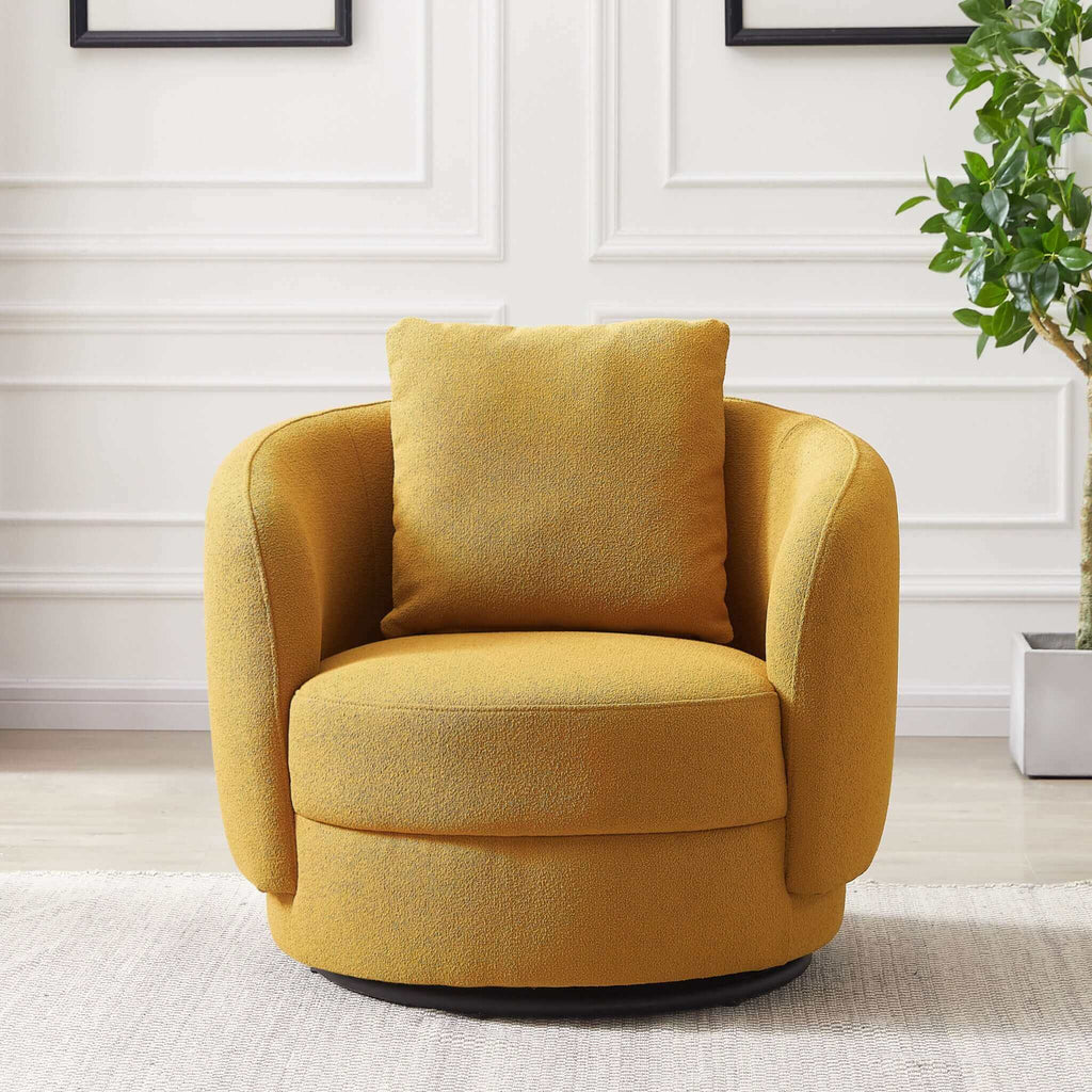 Times Boucle Swivel Chair