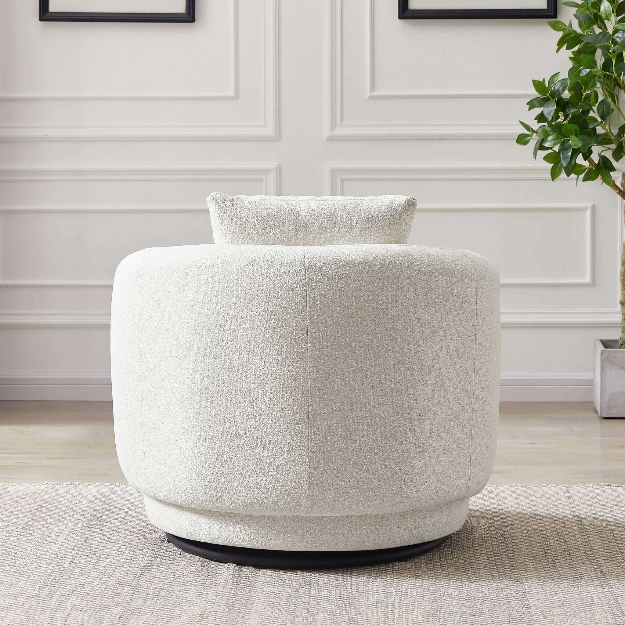 Times Boucle Swivel Chair